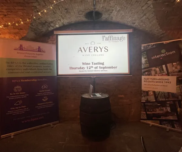 A wonderful evening of wine tasting at Averys Wine Cellars